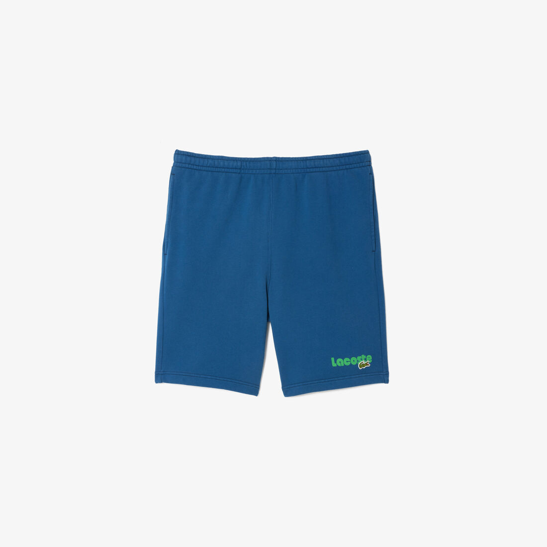 Washed Effect Lacoste Print Jogger Shorts Washed Effect Lacoste Print Jogger Shorts