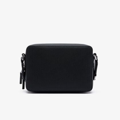 lacoste small chantaco leather reporter bag