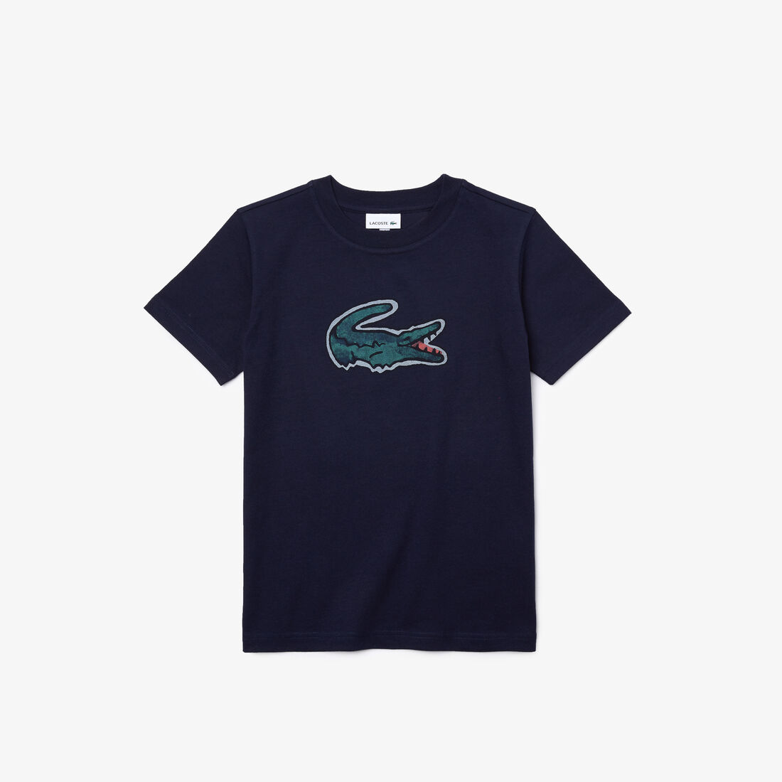 Boys' Crocodile Print Cotton T-shirt