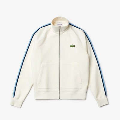 Unisex High Neck Organic Cotton Zip Sweatshirt