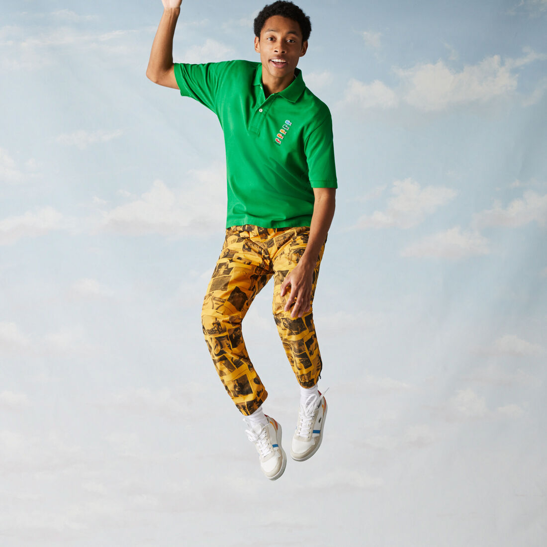 Men’s Polaroid Collaboration Colored Crocodiles Classic Fit Polo