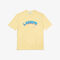 لاكوست تي شيرت قطن للجنسين بحروف وقصة فضفاضة مجموعة lacoste live