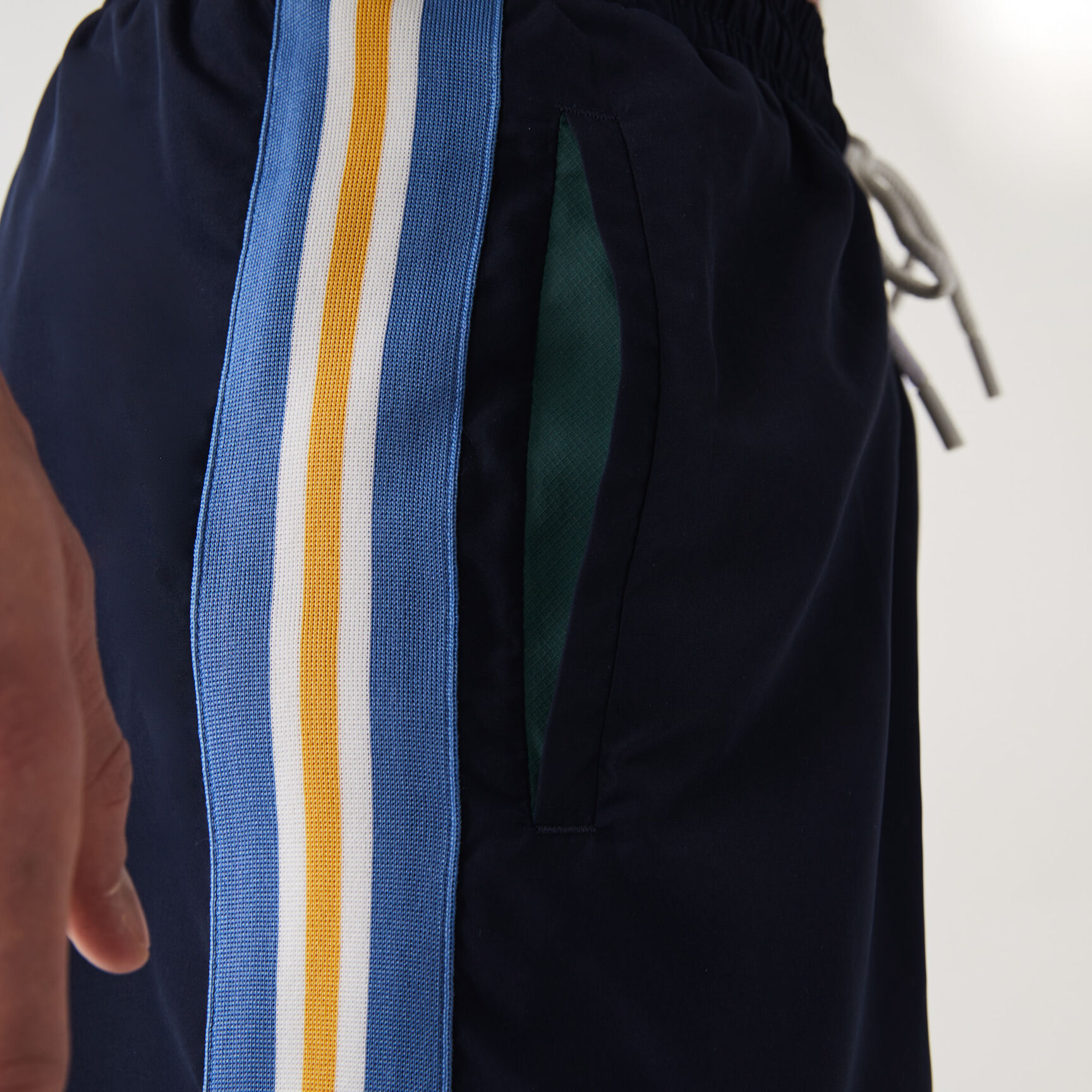 Men’s Heritage Contrast Bands Short Swimming Trunks