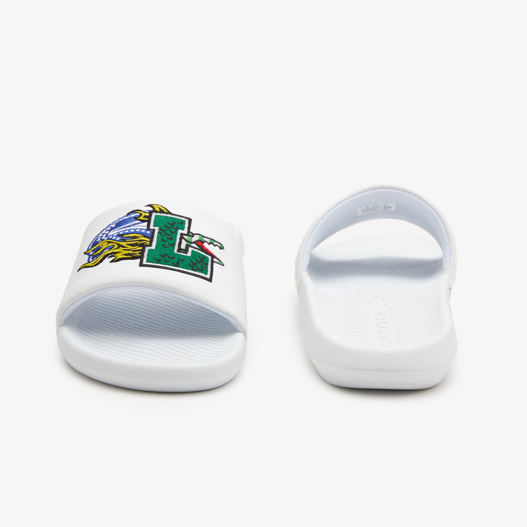 Men's Croco Synthetic Slides lacoste men s croco synthetic slides