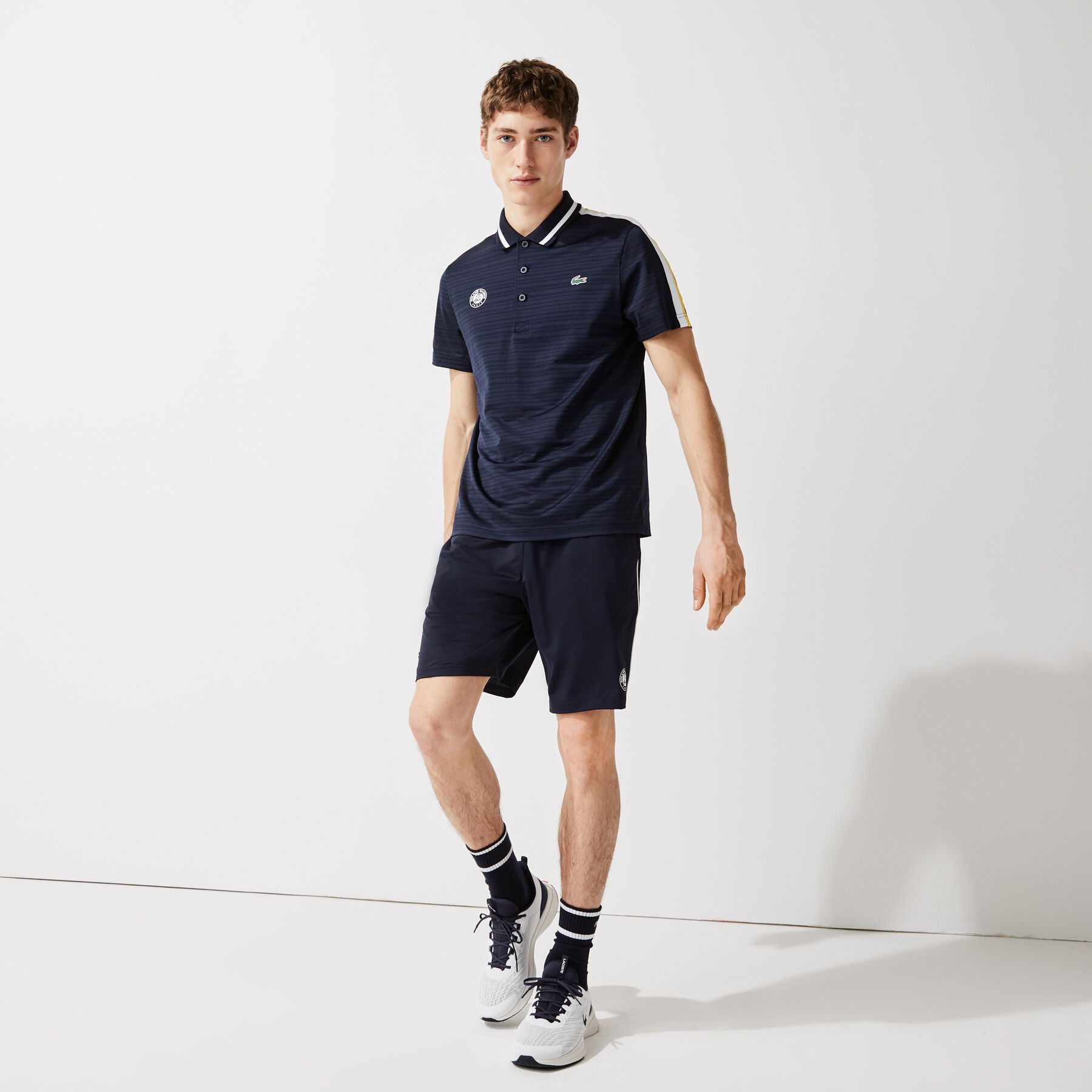 Men’s Lacoste SPORT French Open Edition Second-Skin Polo Shirt men s lacoste sport french open edition second skin polo shirt