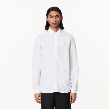 Slim Fit Stretch Cotton Poplin Shirt