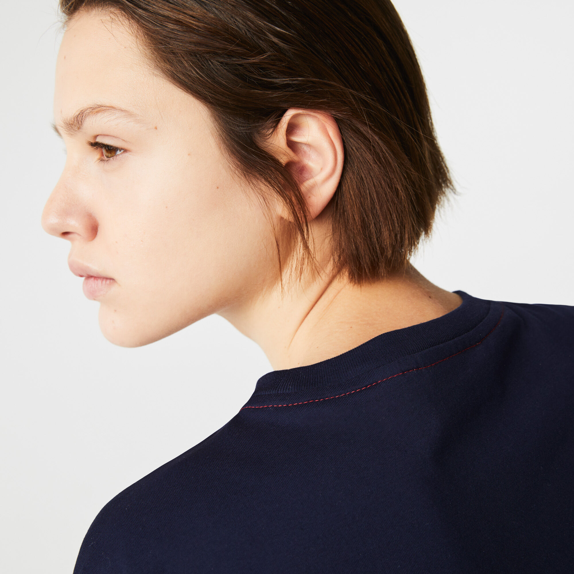 Women’s Made In France Embroidered Organic Cotton T-shirt Women’s Made In France Embroidered Organic Cotton T-shirt
