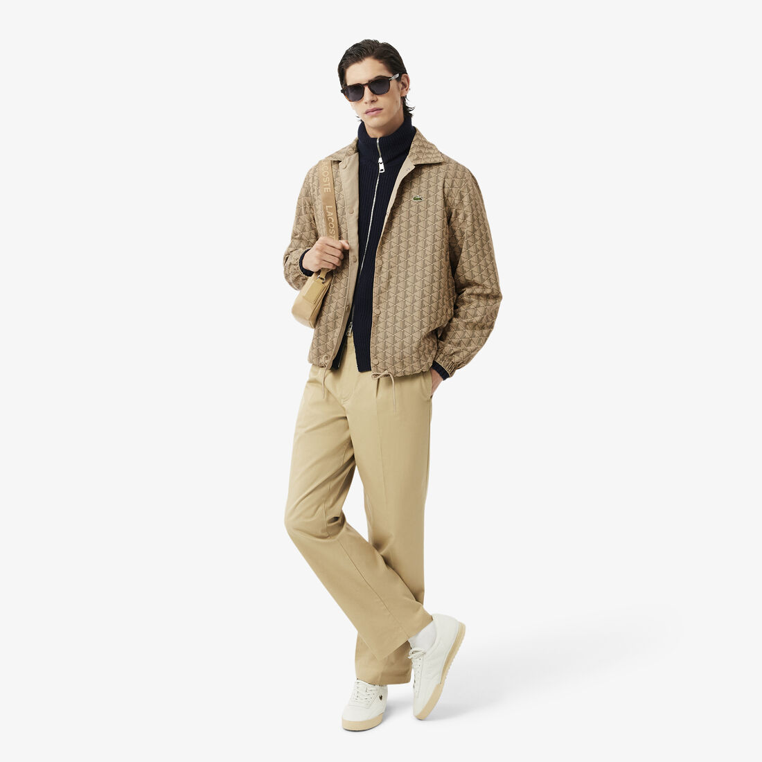 Reversible Bi Material Monogram Jacket Reversible Bi Material Monogram Jacket