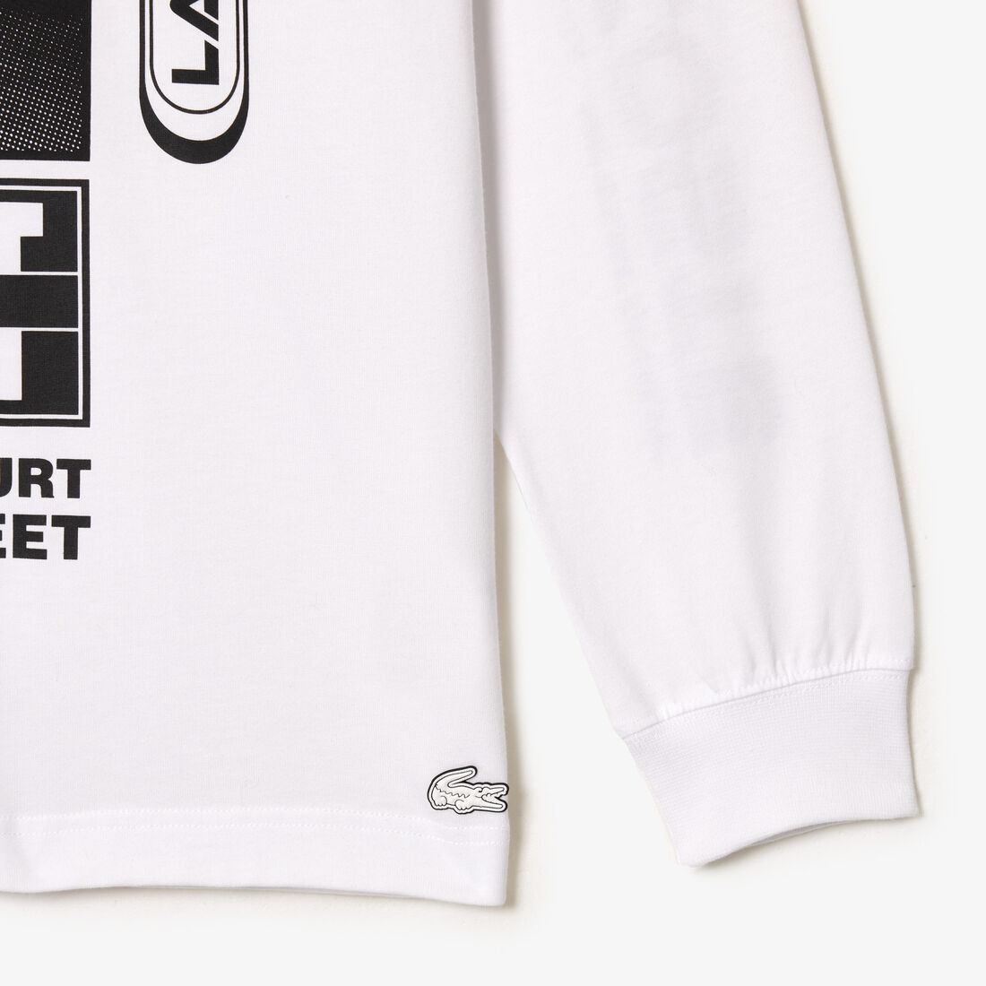 تي شيرت جيرسيه برقعة مبطنة وقَصّة مريحة للارتداء تي شيرت جيرسيه برقعة مبطنة وقَصّة مريحة للارتداء