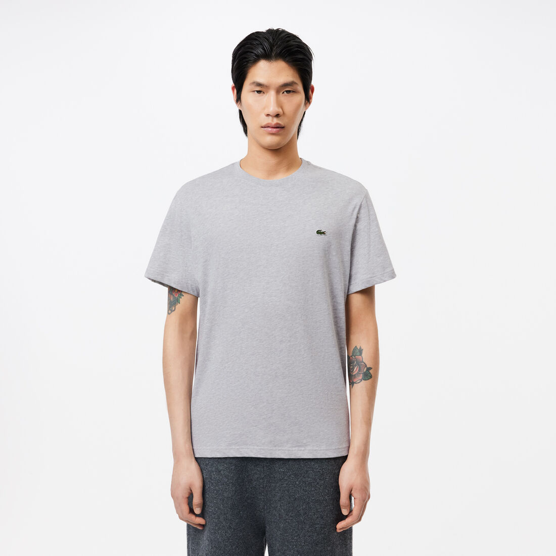 Monochrome Cotton Crew Neck T-shirt