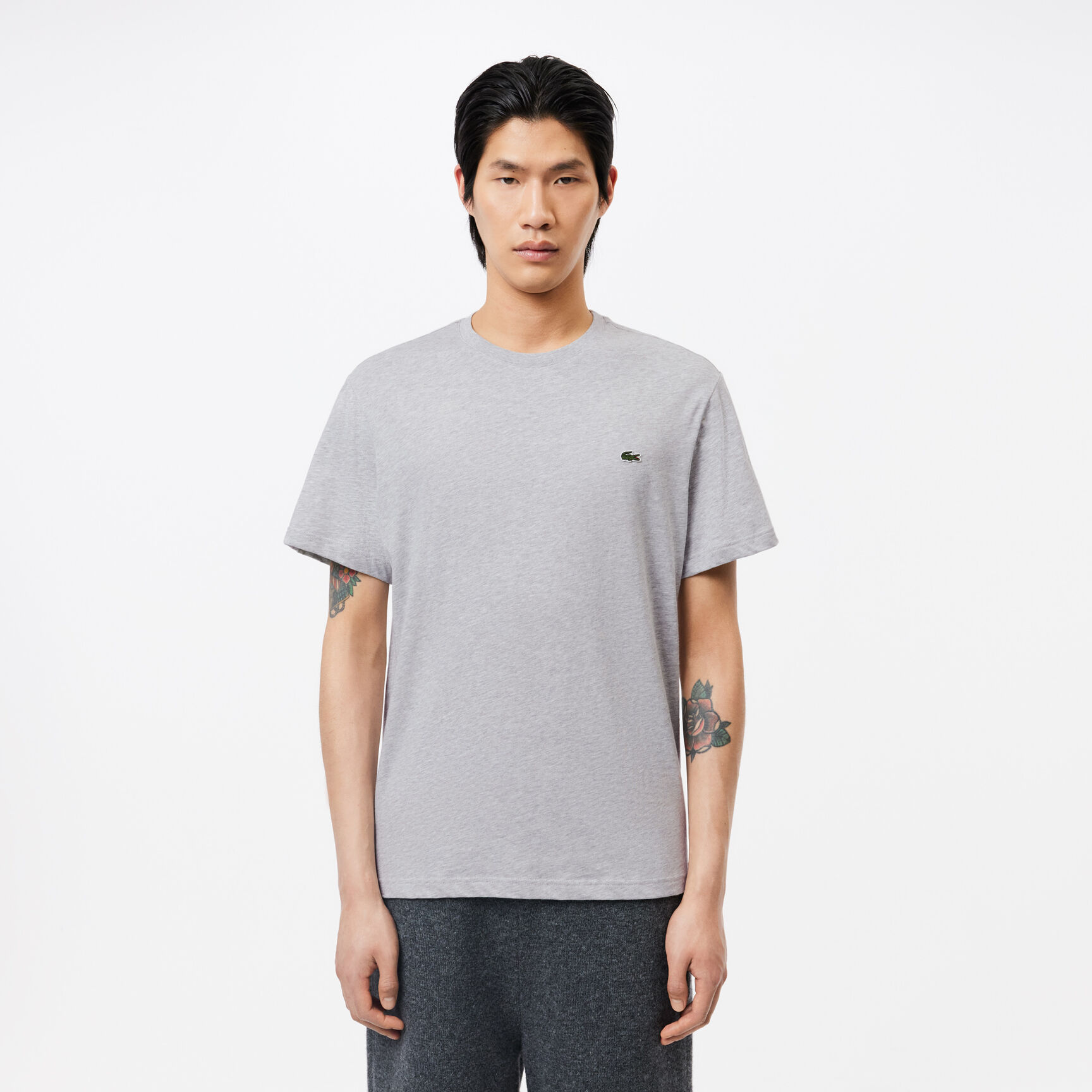 Monochrome Cotton Crew Neck T-shirt