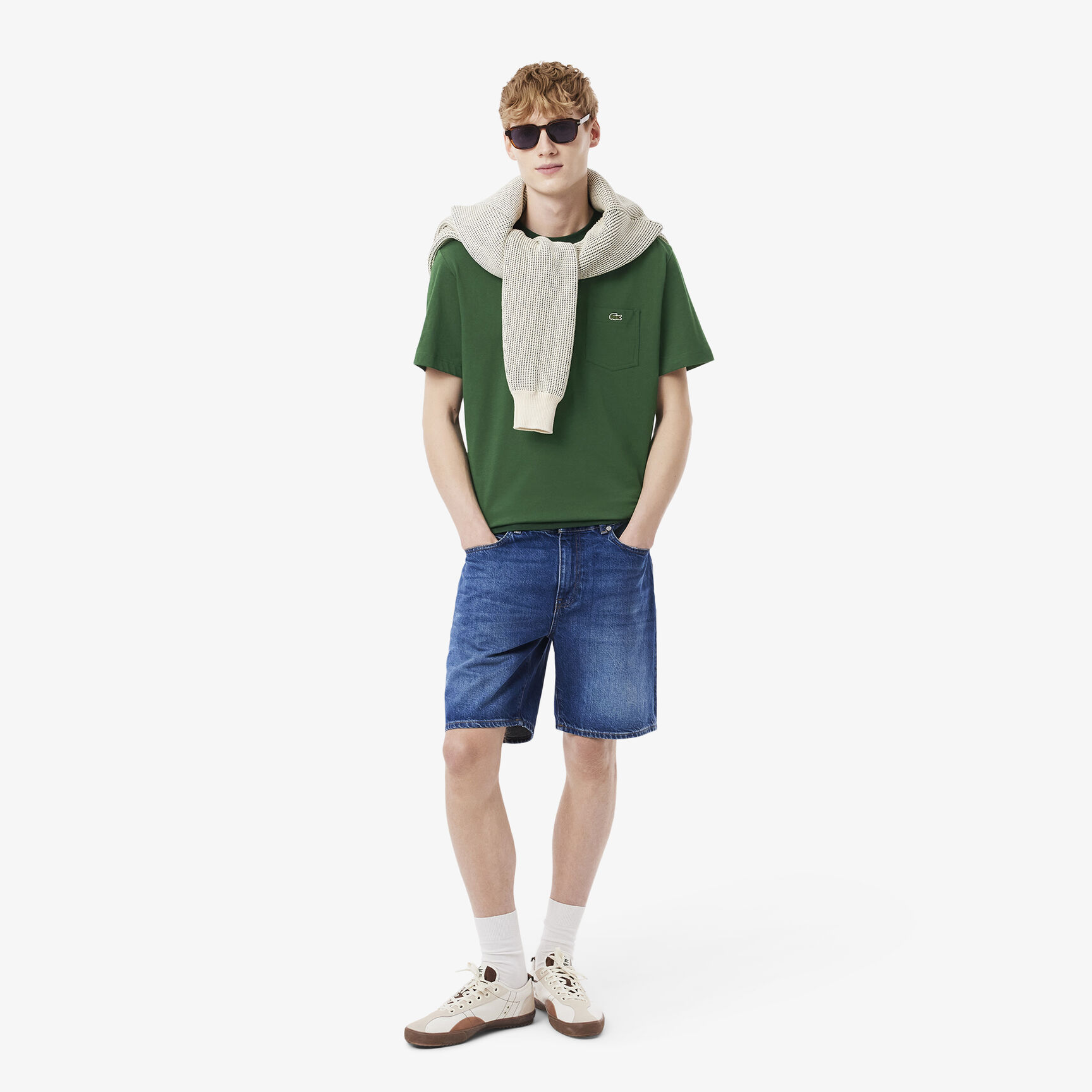 Cotton T-shirt with Breast Pocket Cotton T-shirt with Breast Pocket