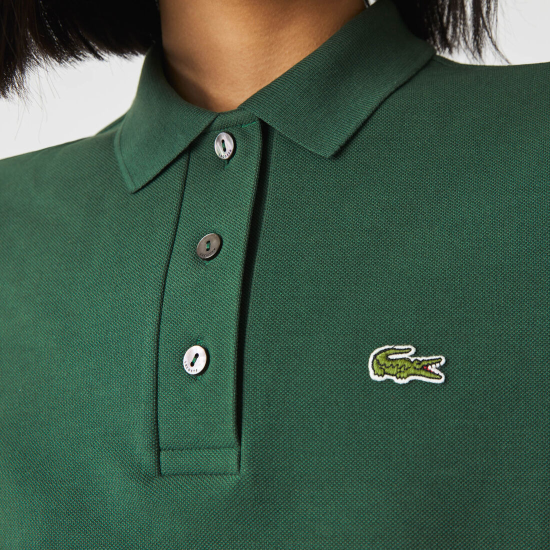 قميص بولو مقلم للنساء قصة عادية من القطن العضوي قميص بولو مقلم للنساء قصة عادية من القطن العضوي