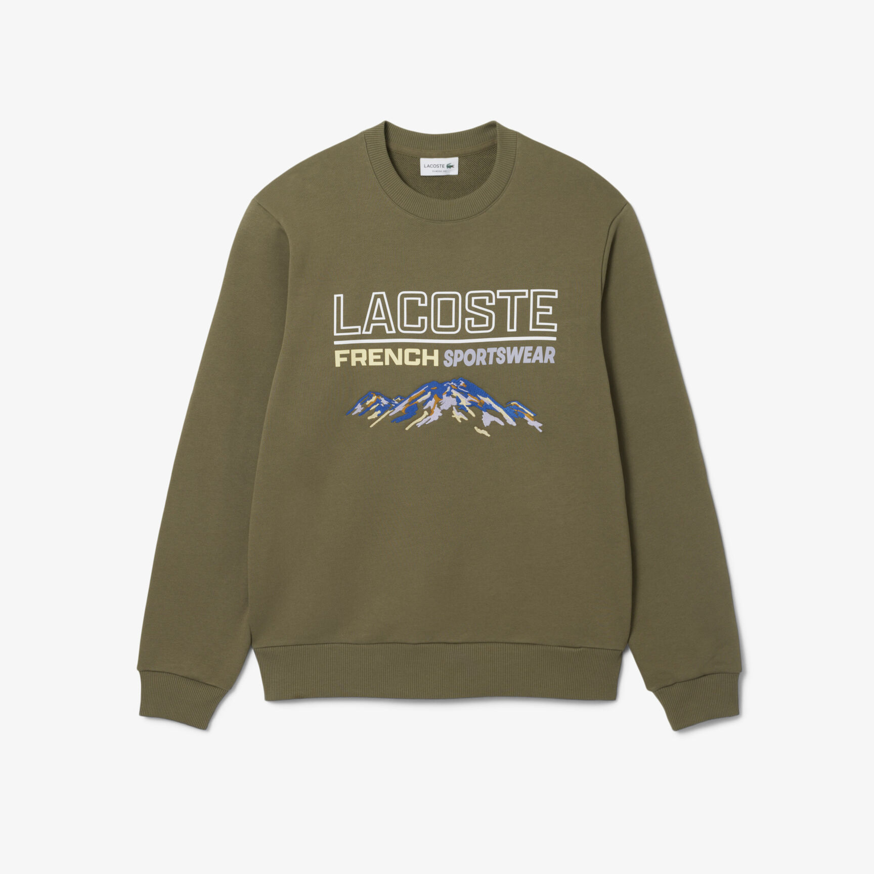 Embroidered Motif Fleece Sweatshirt