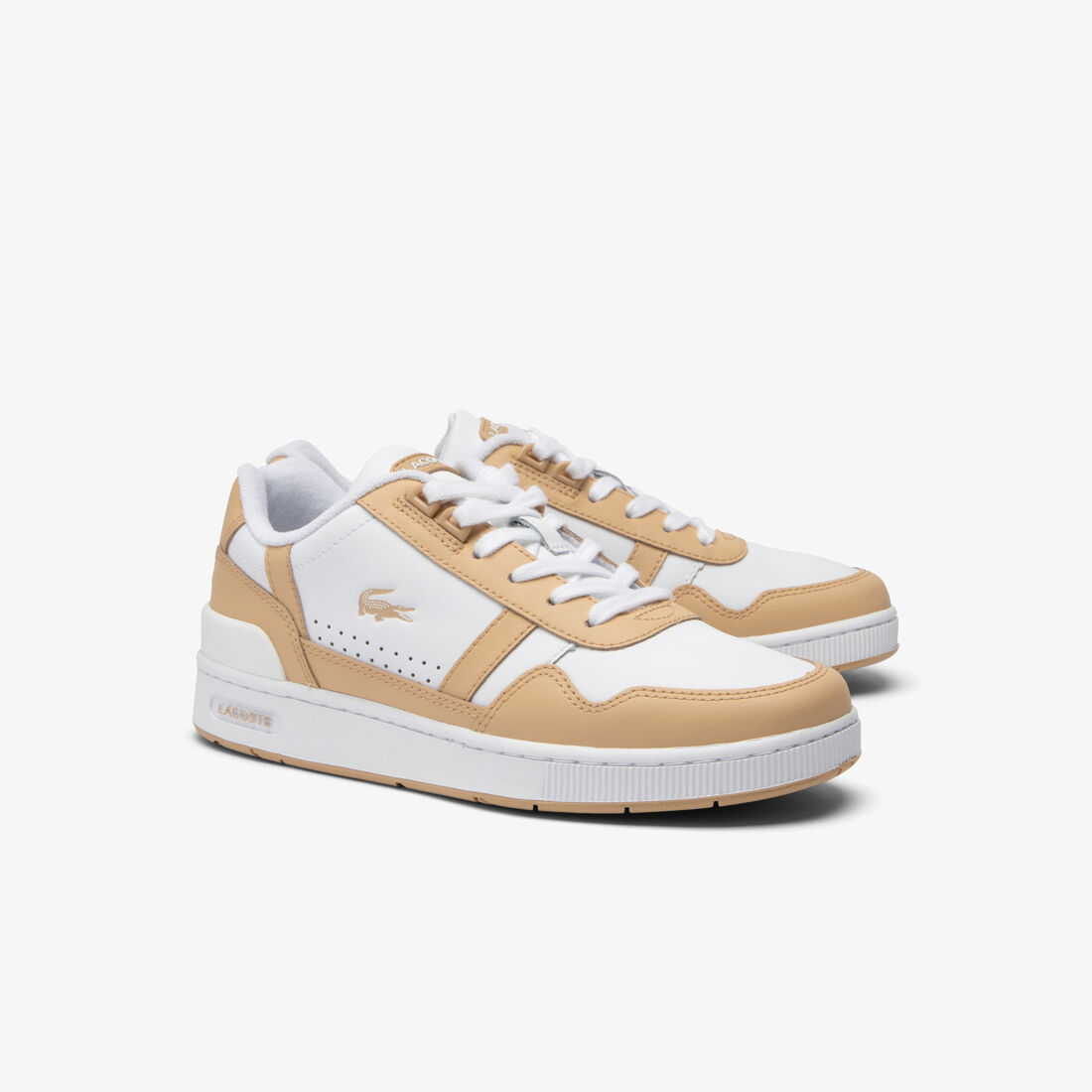 Women's T-Clip Contrasted Leather Trainers Women's T-Clip Contrasted Leather Trainers