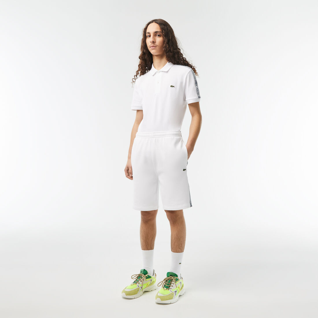 Men’s Lacoste Cotton Flannel Shorts