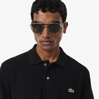Classic Fit Knitted Polo Shirt