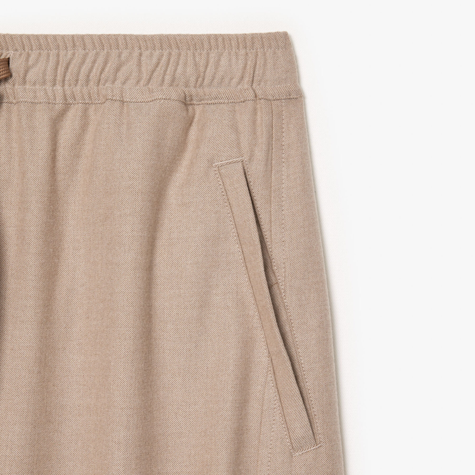 lacoste wide leg flannel pants