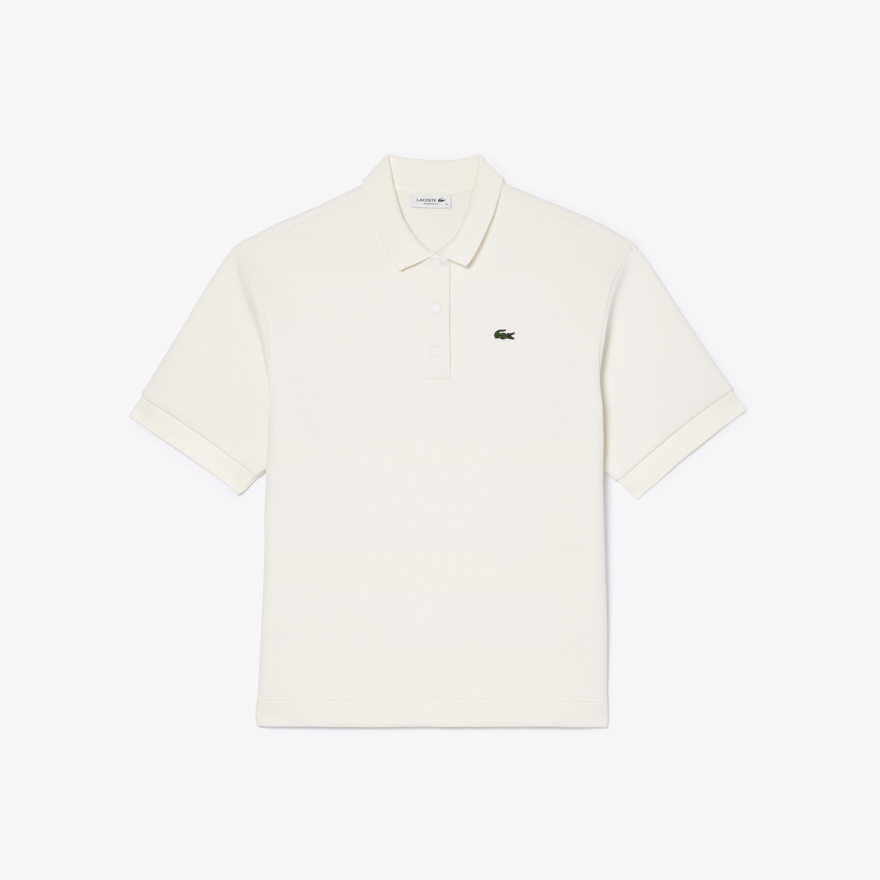 Double Sided Cotton Pique Oversized Polo Shirt Double Sided Cotton Pique Oversized Polo Shirt