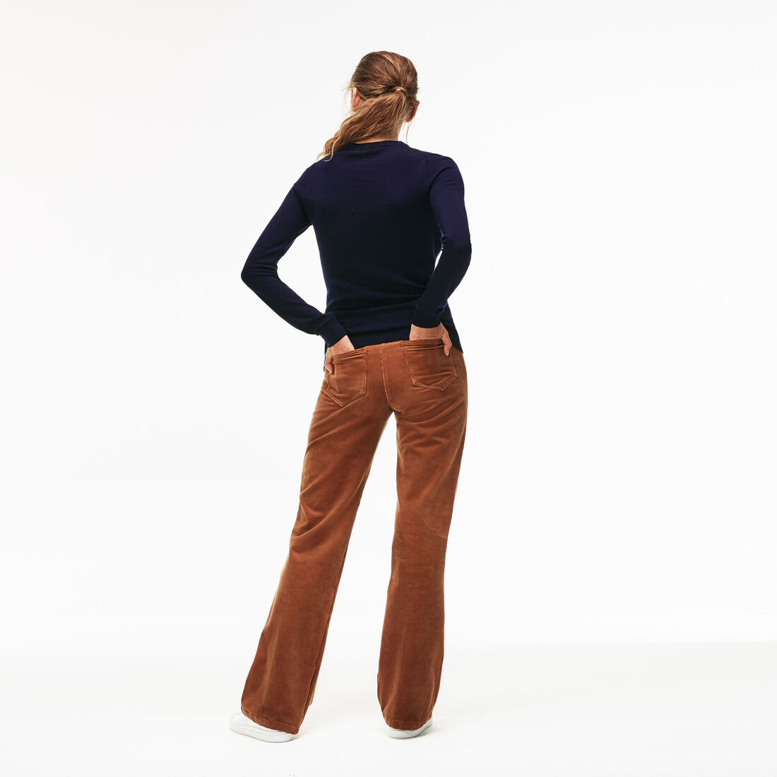 Women's Crew Neck Wool Jersey Sweater Women's Crew Neck Wool Jersey Sweater