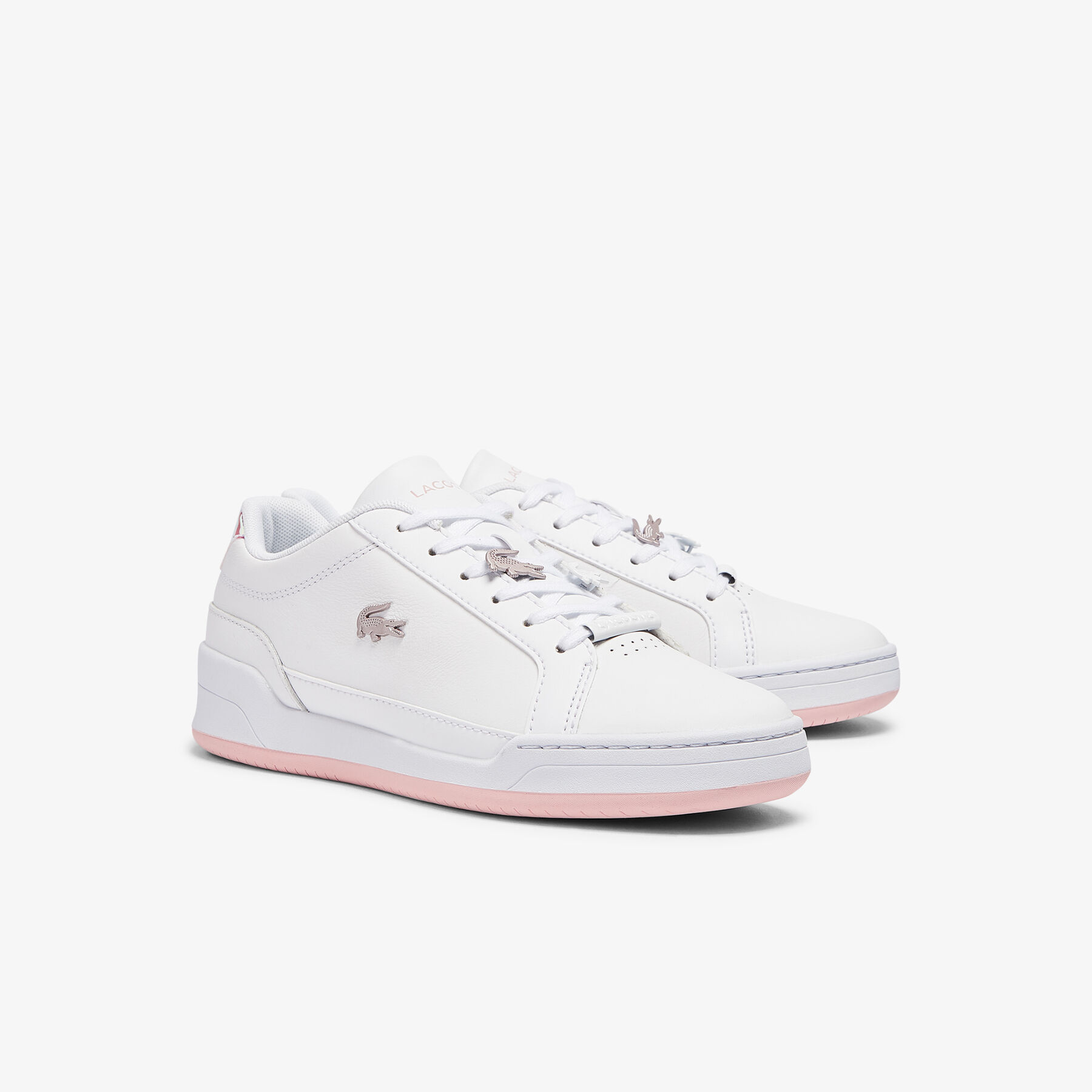 Women's Challenge Leather and Synthetic Sneakers lacoste women s challenge leather and synthetic sneakers