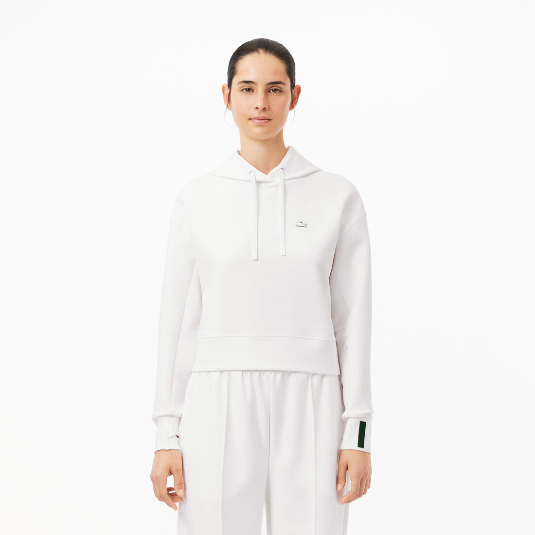 Short Cut Cotton Hoodie