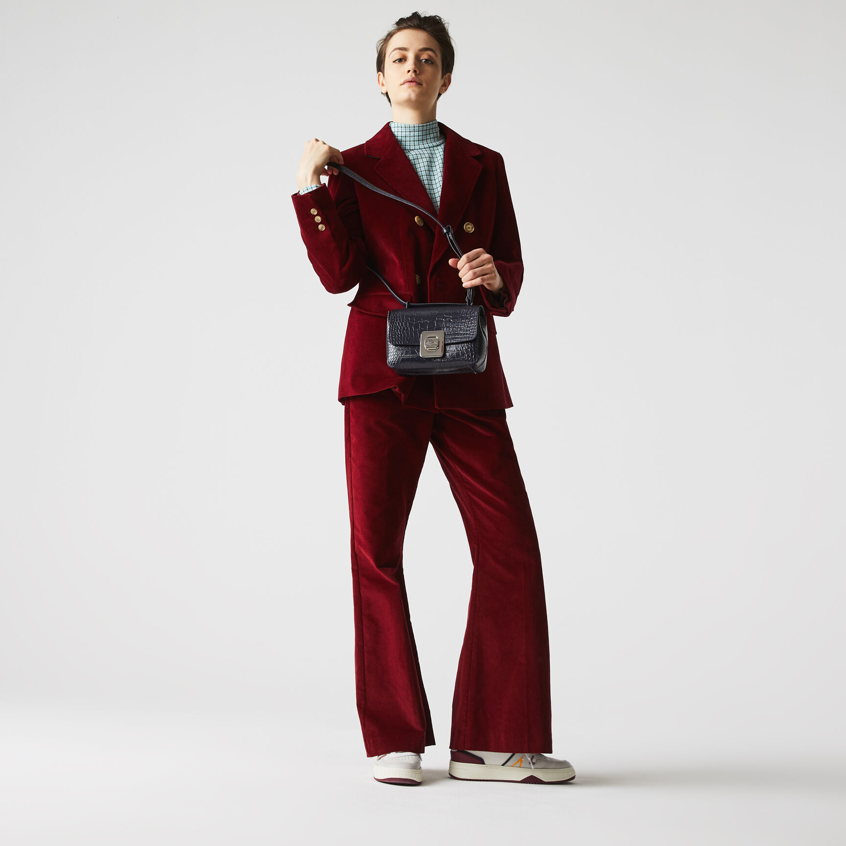 Women’s Amelia Metal Clasp Embossed Leather Handbag Women’s Amelia Metal Clasp Embossed Leather Handbag