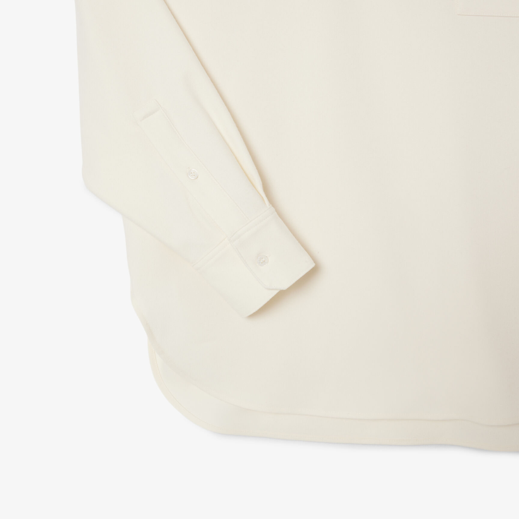 Oversized Polo Style Flannel Shirt Oversized Polo Style Flannel Shirt