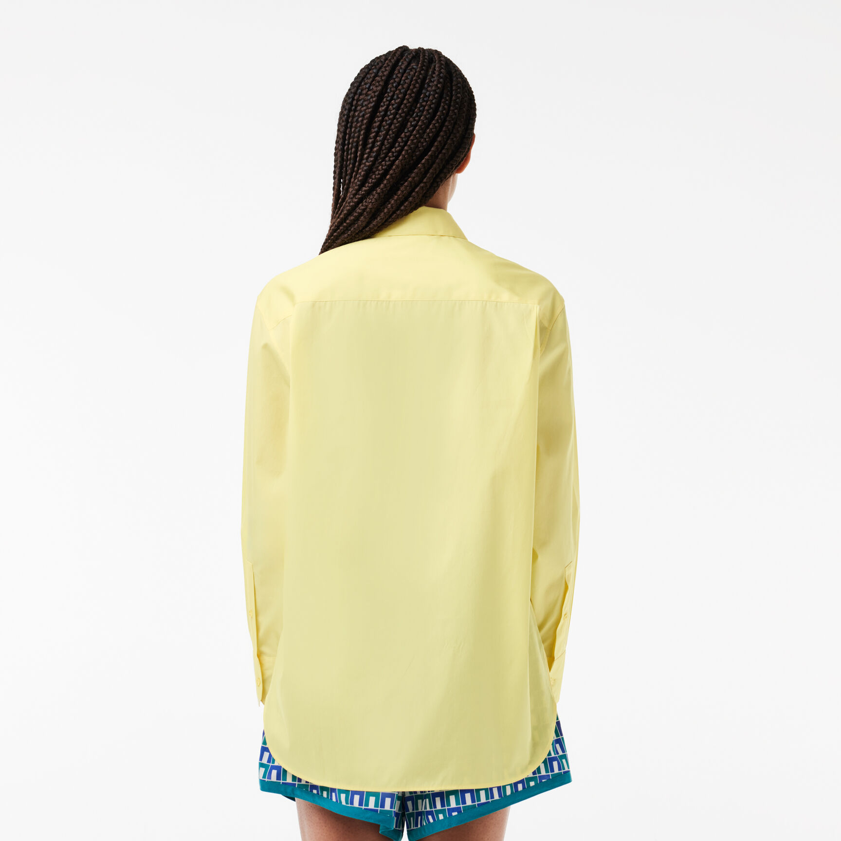 Oversized Fit Cotton Poplin Shirt