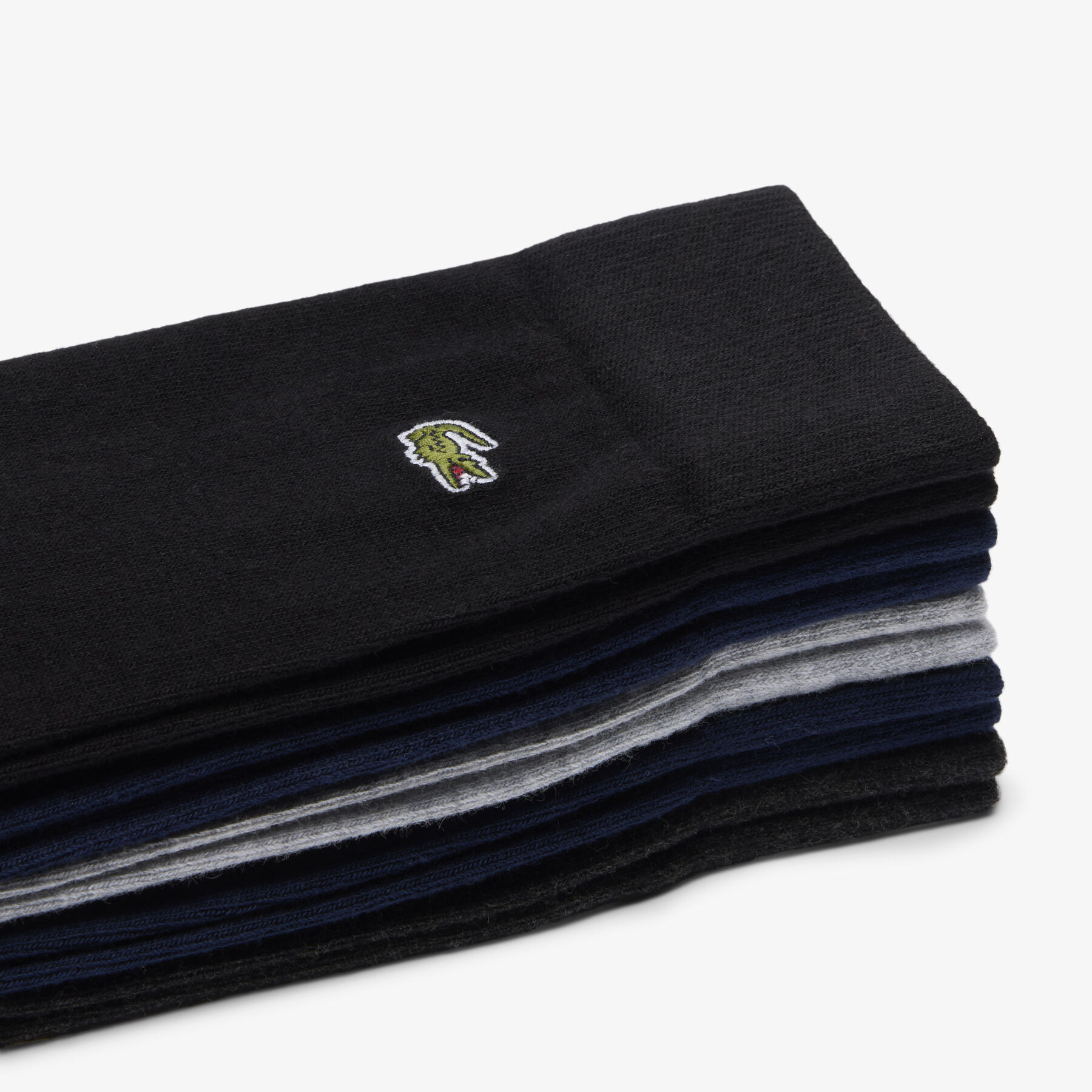 lacoste 5 pack cotton socks