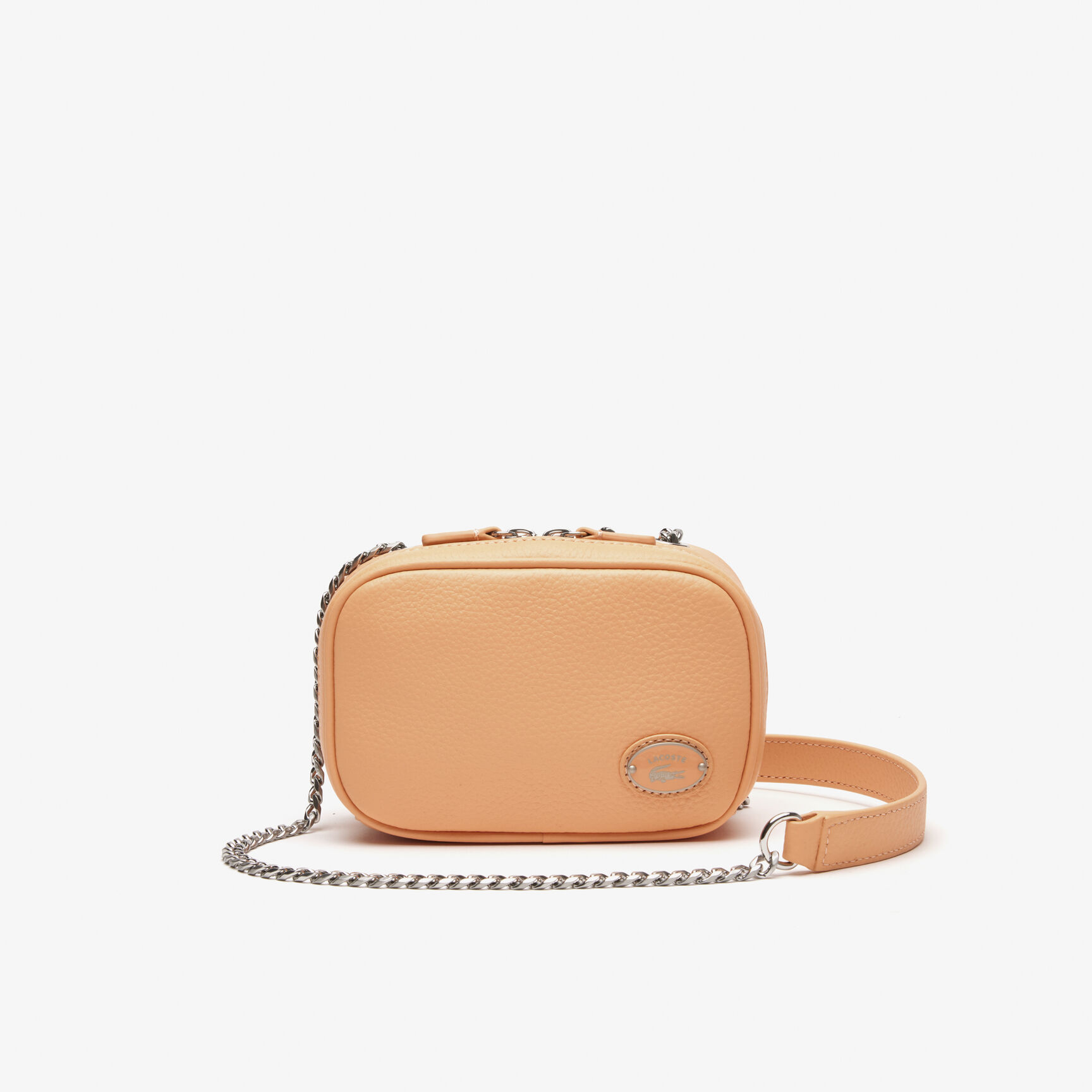 Women’s Lacoste Top Grain Leather Square Shoulder Bag