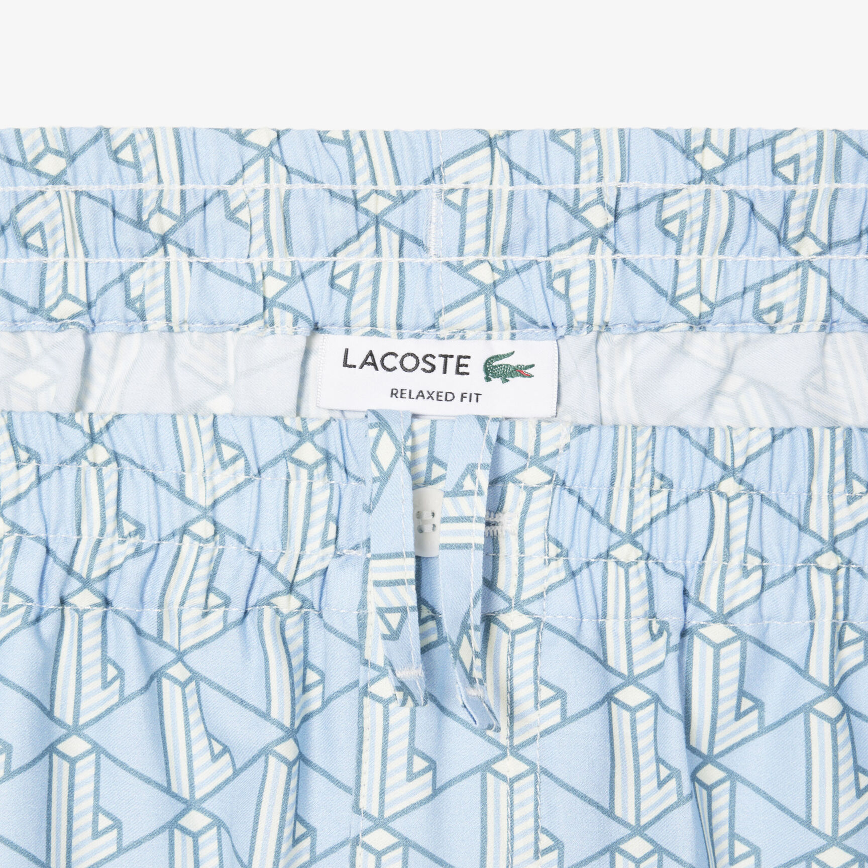 Lightweight Monogram Print Shorts