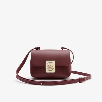 Women's Amelia Leather Shoulder Bag With Engraved Lock