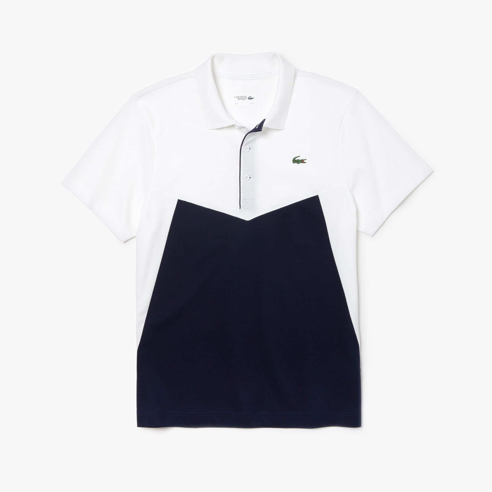 Men's Lacoste SPORT Colourblock Ultra Light Cotton Tennis Polo Shirt