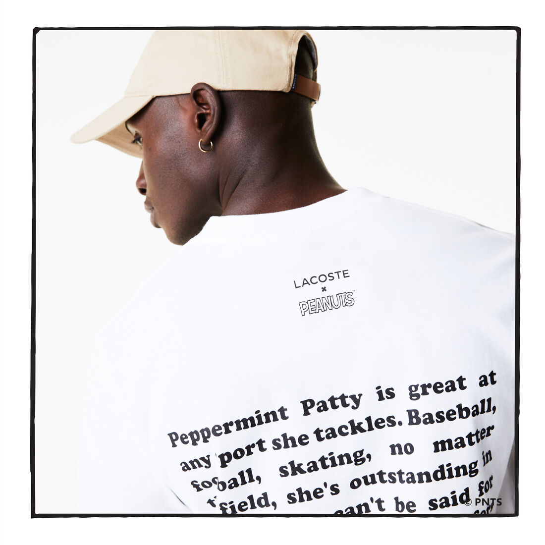 Men’s Lacoste x Peanuts Crew Neck Organic Cotton T-shirt Men’s Lacoste x Peanuts Crew Neck Organic Cotton T-shirt