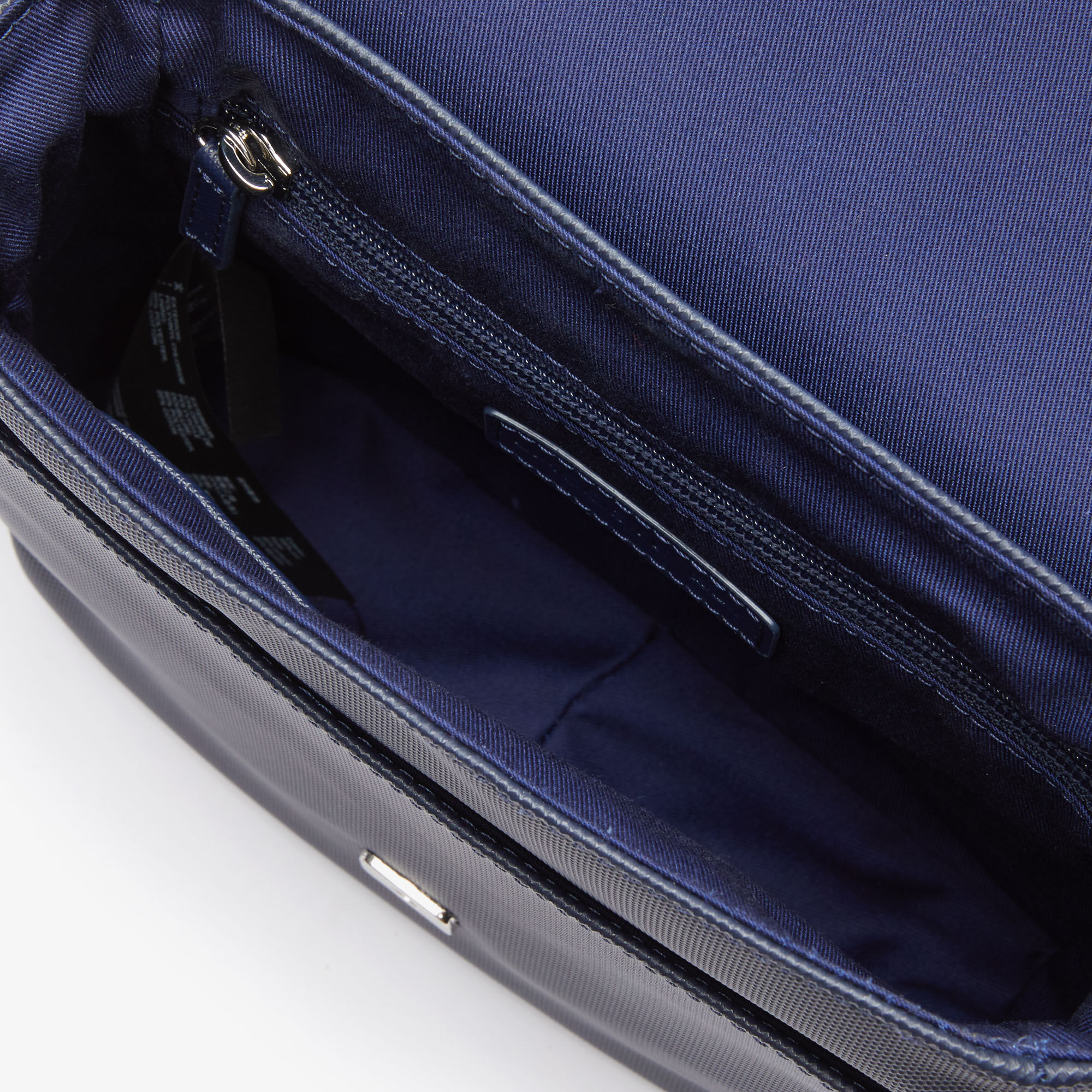 Men's Classic Petit Piqué Flap Bag