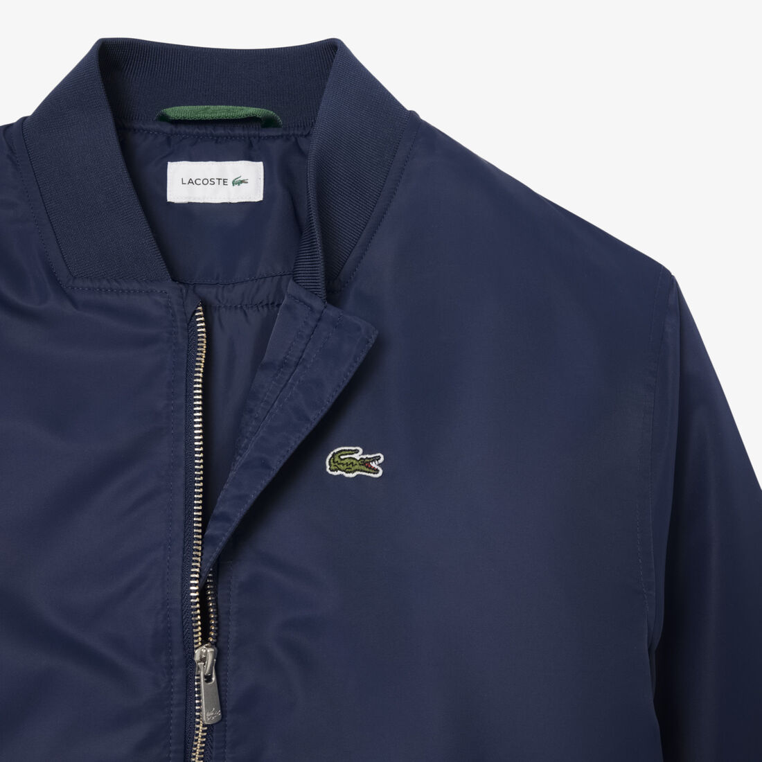 lacoste unisex nylon bomber jacket