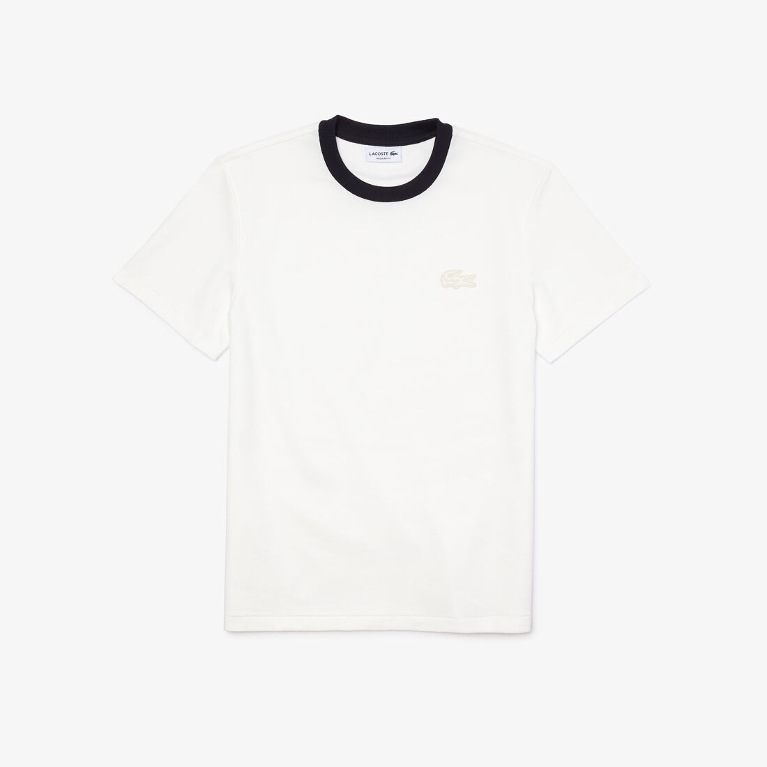 تي شيرت قطني متعرج الملمس للرجال بفتحة رقبة مستديرة وقصة مسترخية تي شيرت قطني متعرج الملمس للرجال بفتحة رقبة مستديرة وقصة مسترخية