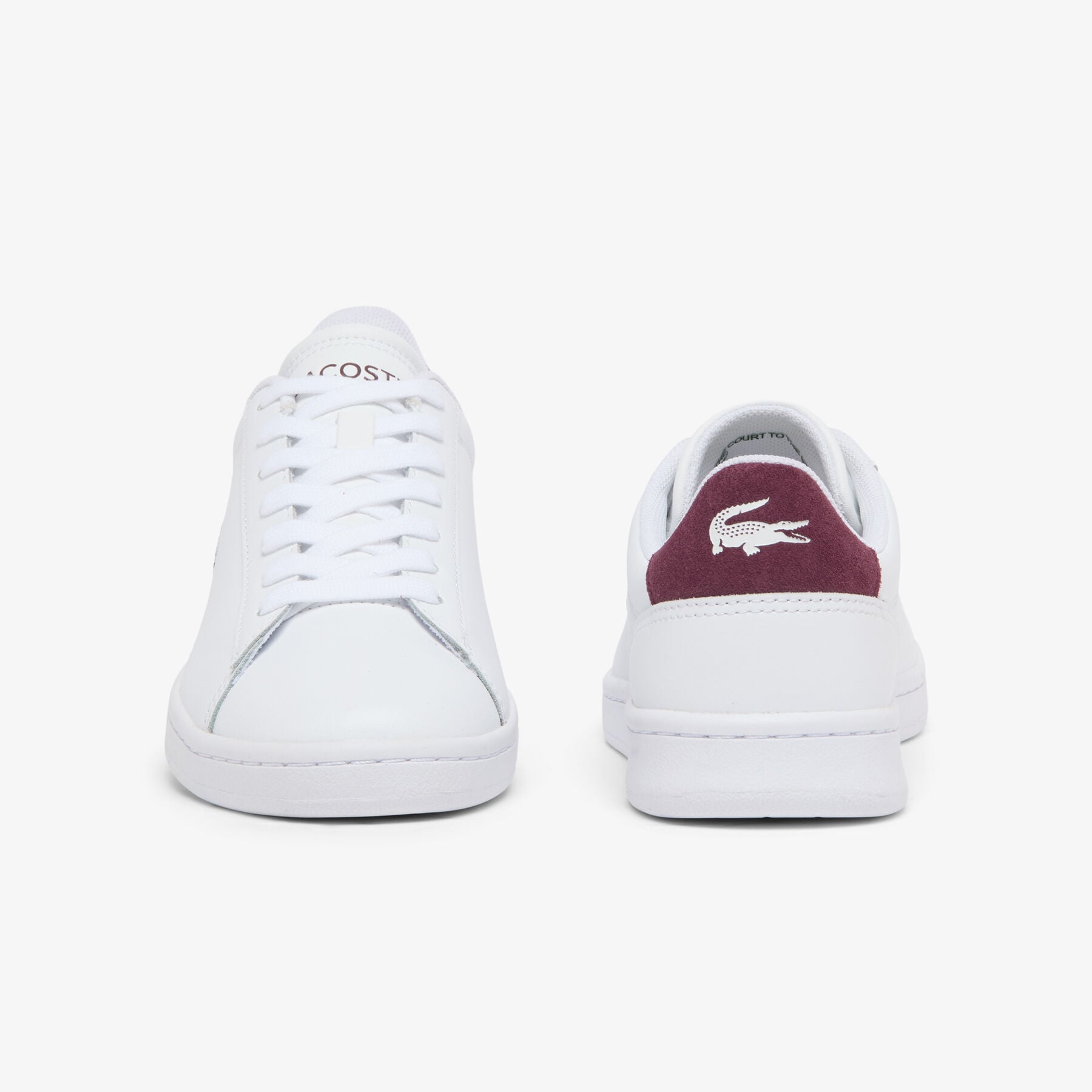 lacoste women s carnaby set leather sneakers