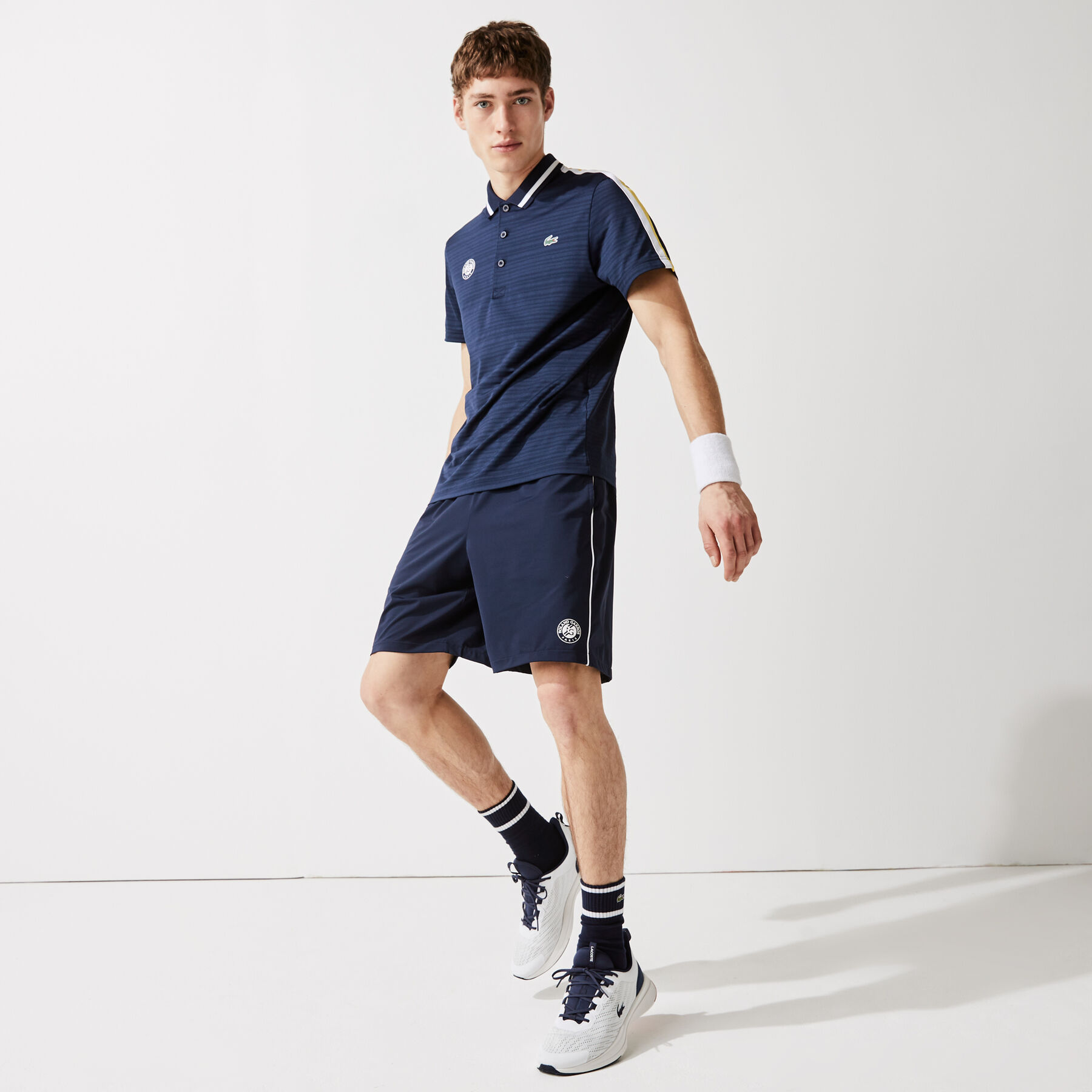 شورت مرن خفيف للرجال مجموعة Lacoste SPORT French Open لاكوست شورت مرن خفيف للرجال مجموعة lacoste sport french open