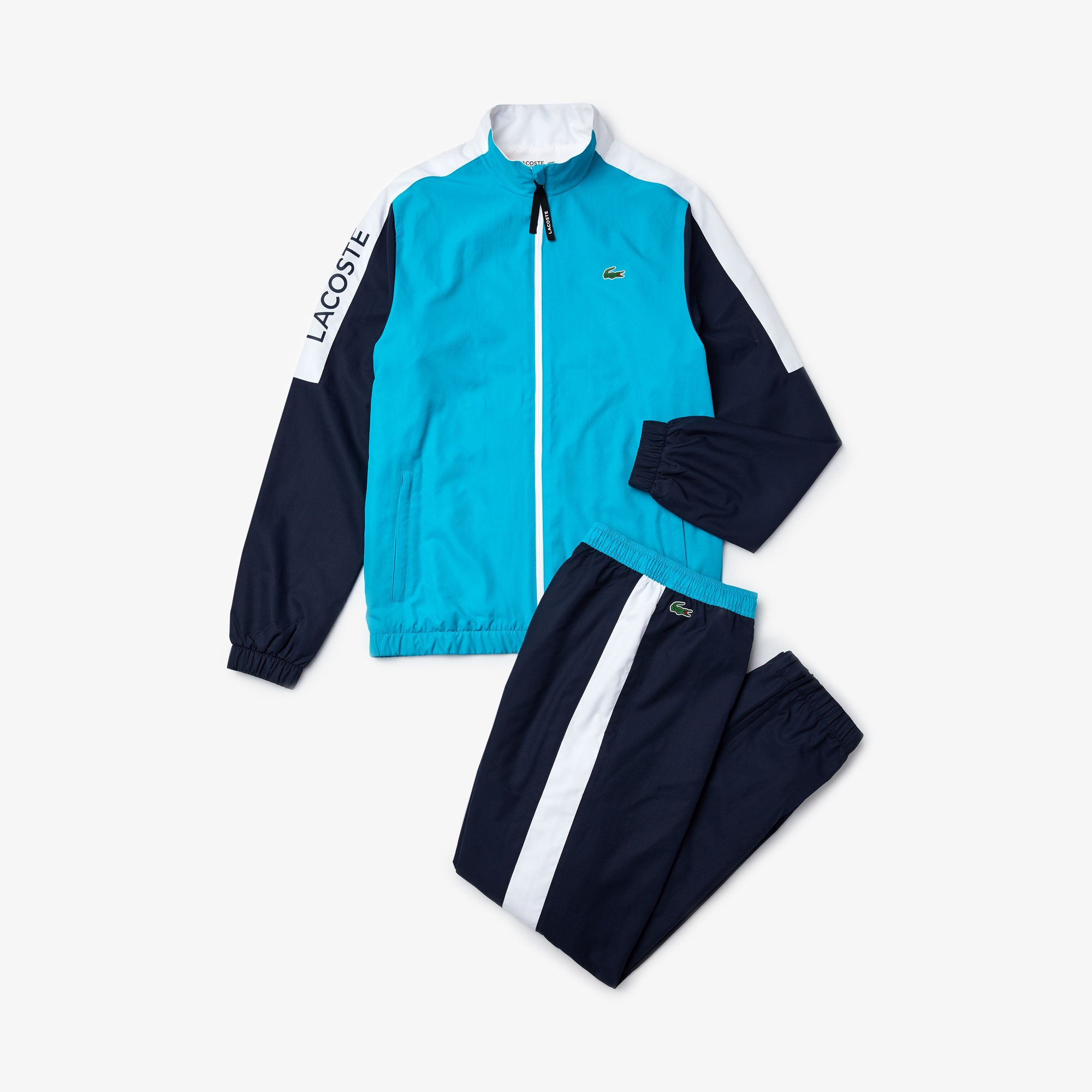 Buy Men s Lacoste SPORT Light Colourblock Tracksuit Lacoste QA
