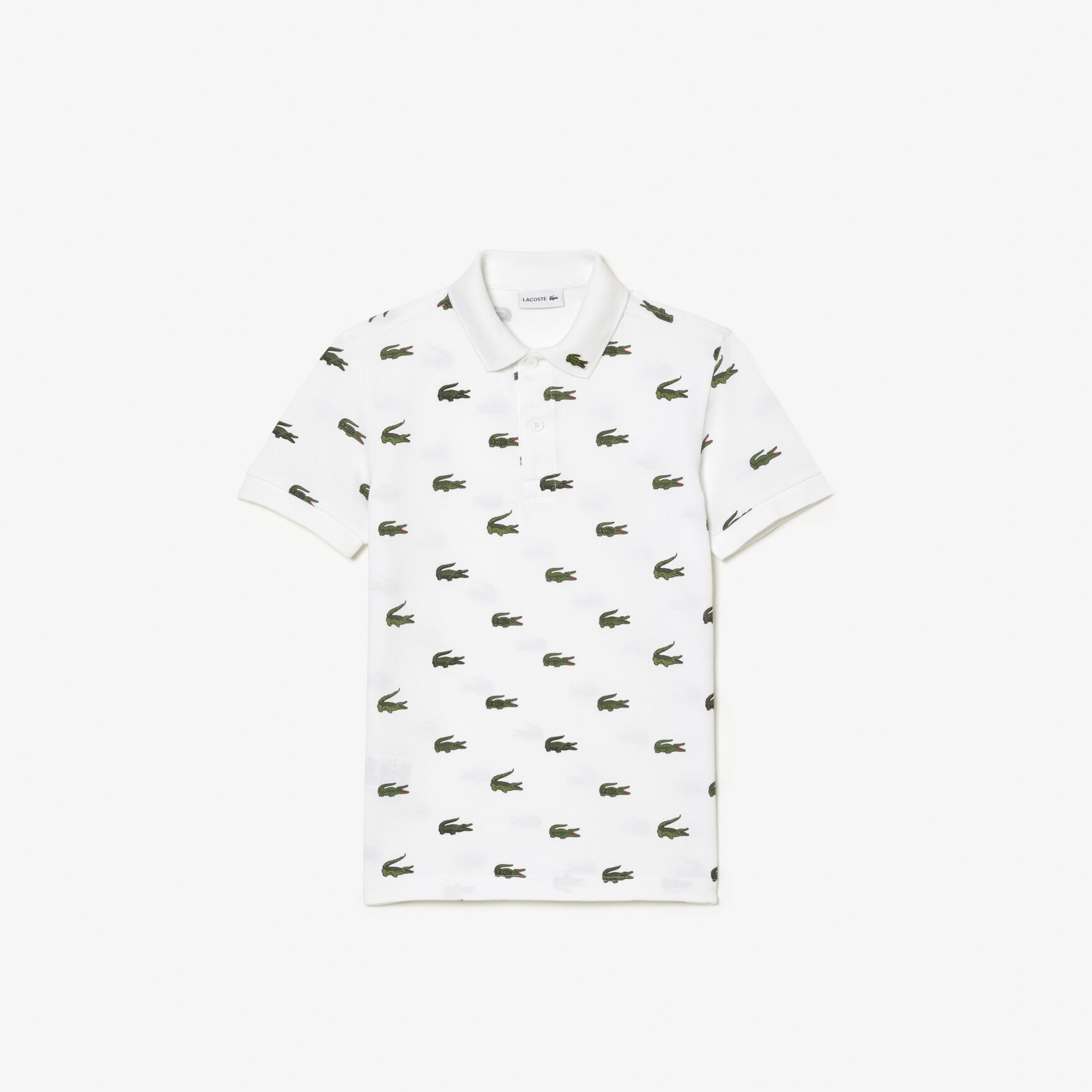 Signature Print Cotton Polo Shirt Signature Print Cotton Polo Shirt