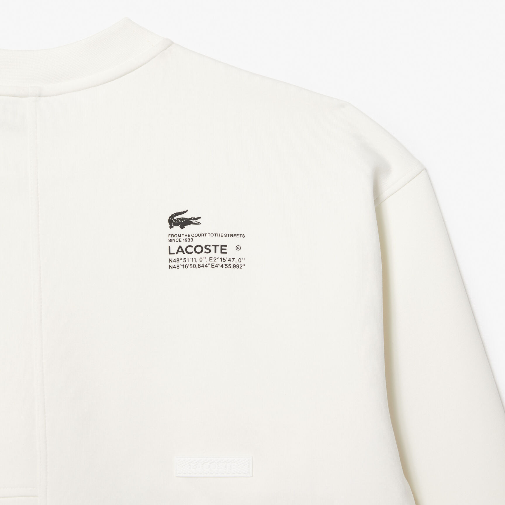 Men's Lacoste Loose Fit Patchwork Effect Sweatshirt