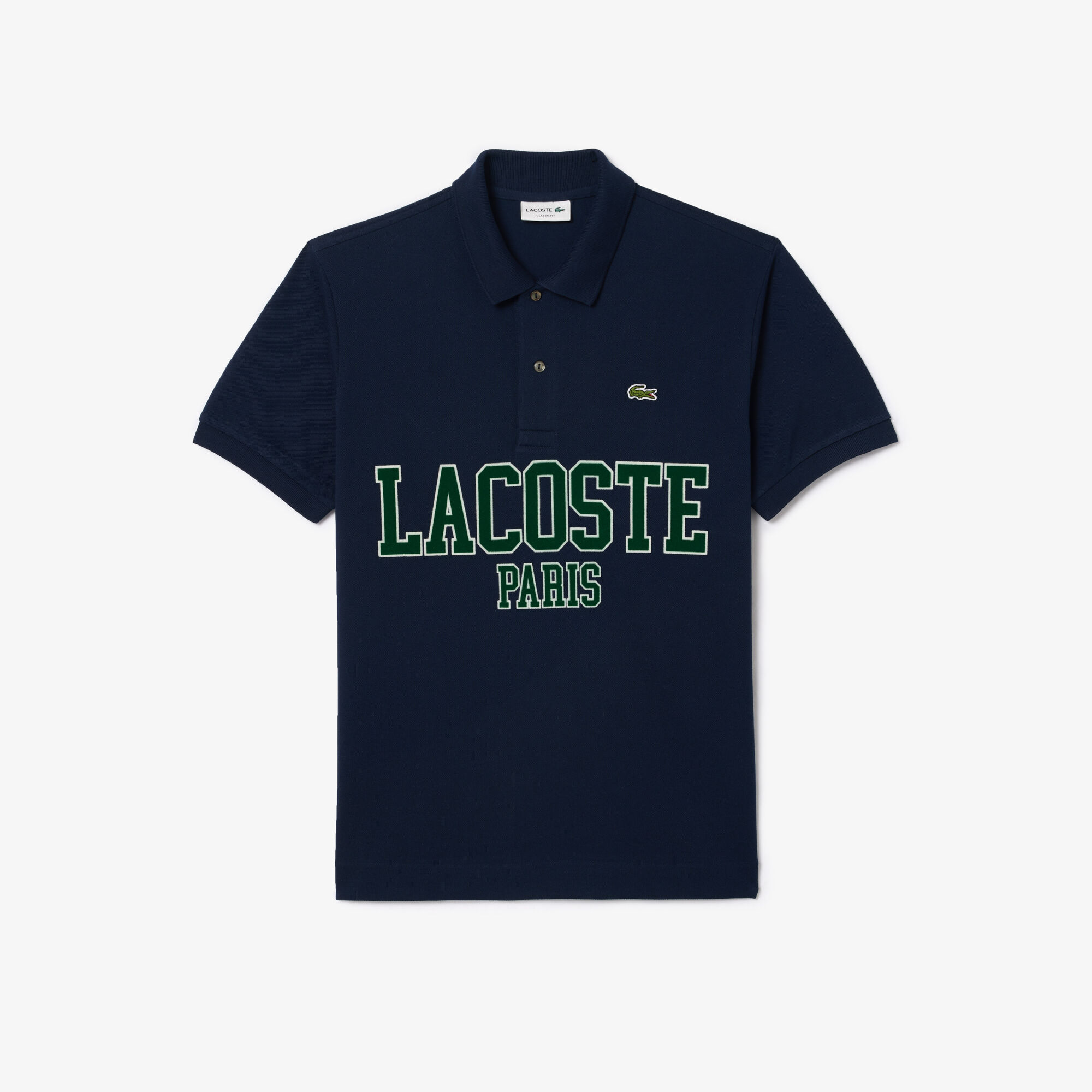Polo lacoste col top mao