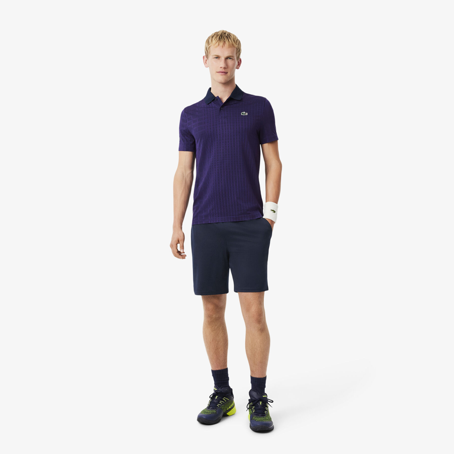 شورت تنس مطاطي فائق الجفاف لاكوست شورت تنس مطاطي فائق الجفاف