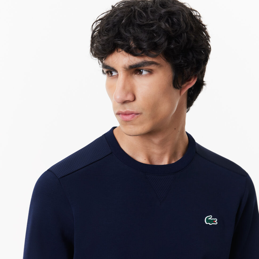 Men's Lacoste SPORT Mesh Panels Sweatshirt Men's Lacoste SPORT Mesh Panels Sweatshirt