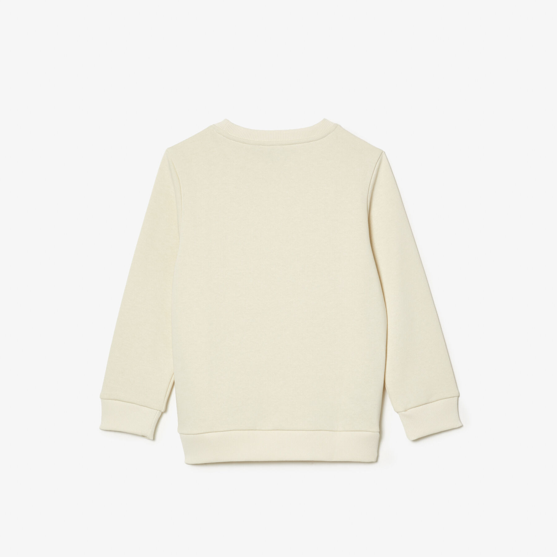 lacoste contrast signature print sweatshirt