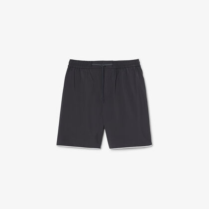 Relaxed Fit Wool Blend Shorts