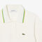 lacoste cropped 3d seamless stretch cotton polo shirt