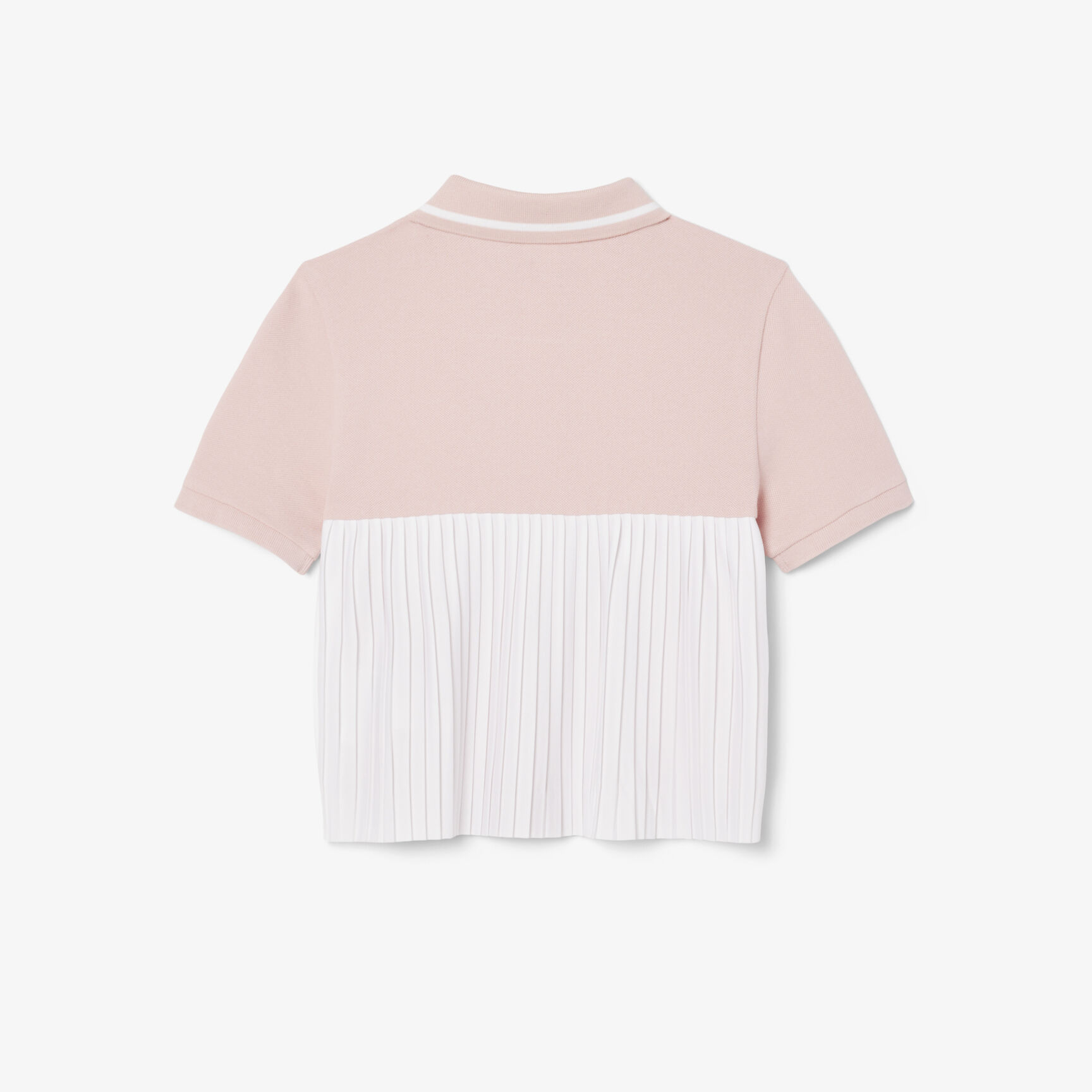Pleat Back Petit Pique Polo Shirt